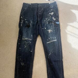 NWT Men’s One Teaspoon Tapered Legs Distressed Jeans